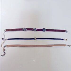 Elegant boho Choker Set of 3